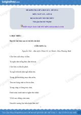 Đề thi giữa kì 2 Văn 10 Kết nối tri thức - Đề số 11